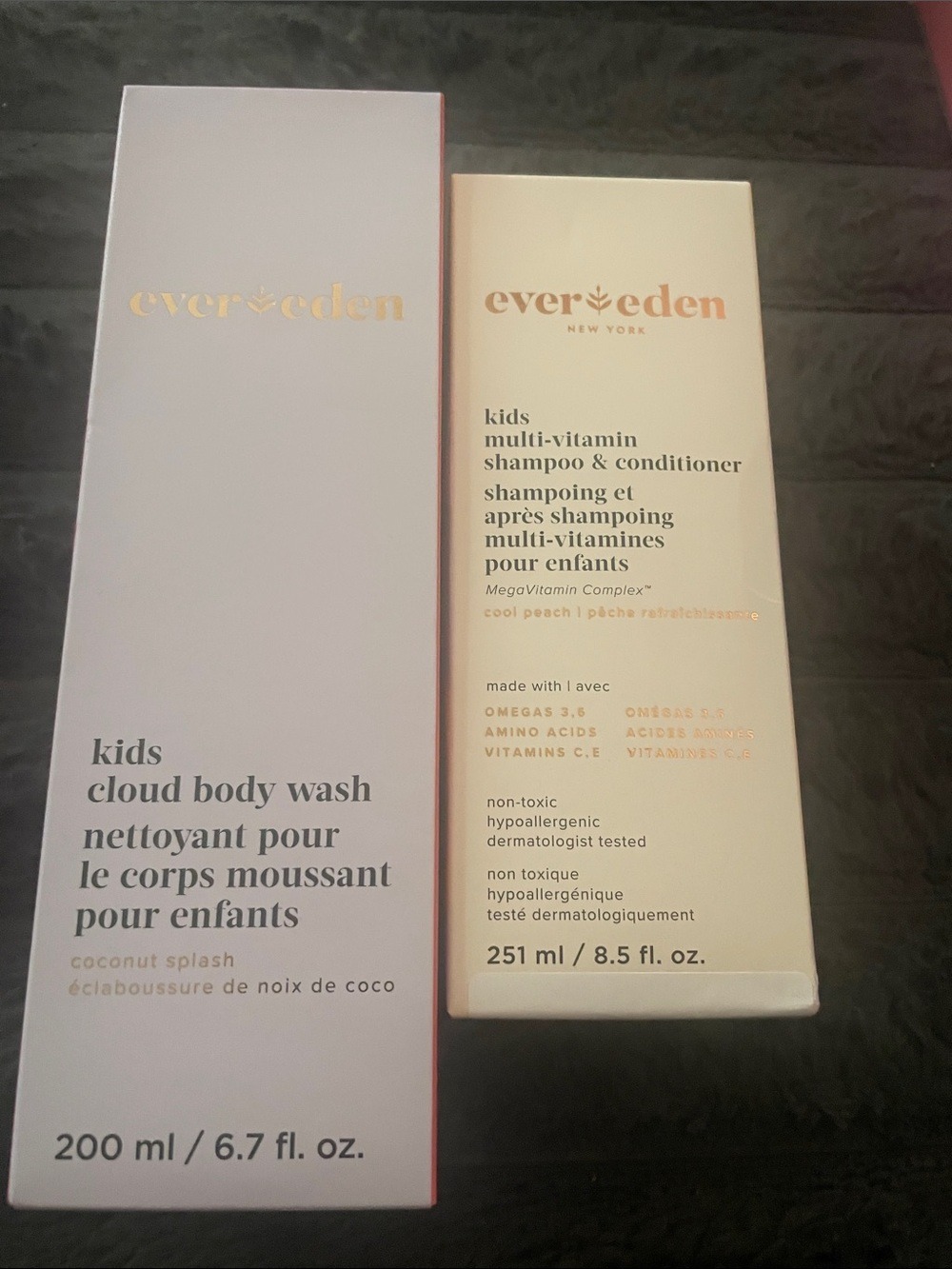 ever eden bundle kids cloud body wash & kids shampoo & conditioner NWT